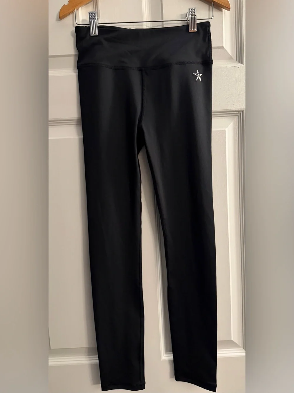 rebels Black Kids Leggings with Star Logo